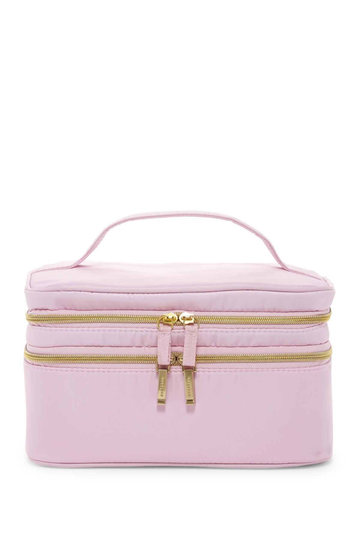 Kestrel Synthetic Double Zip Train Case Pink Lyst