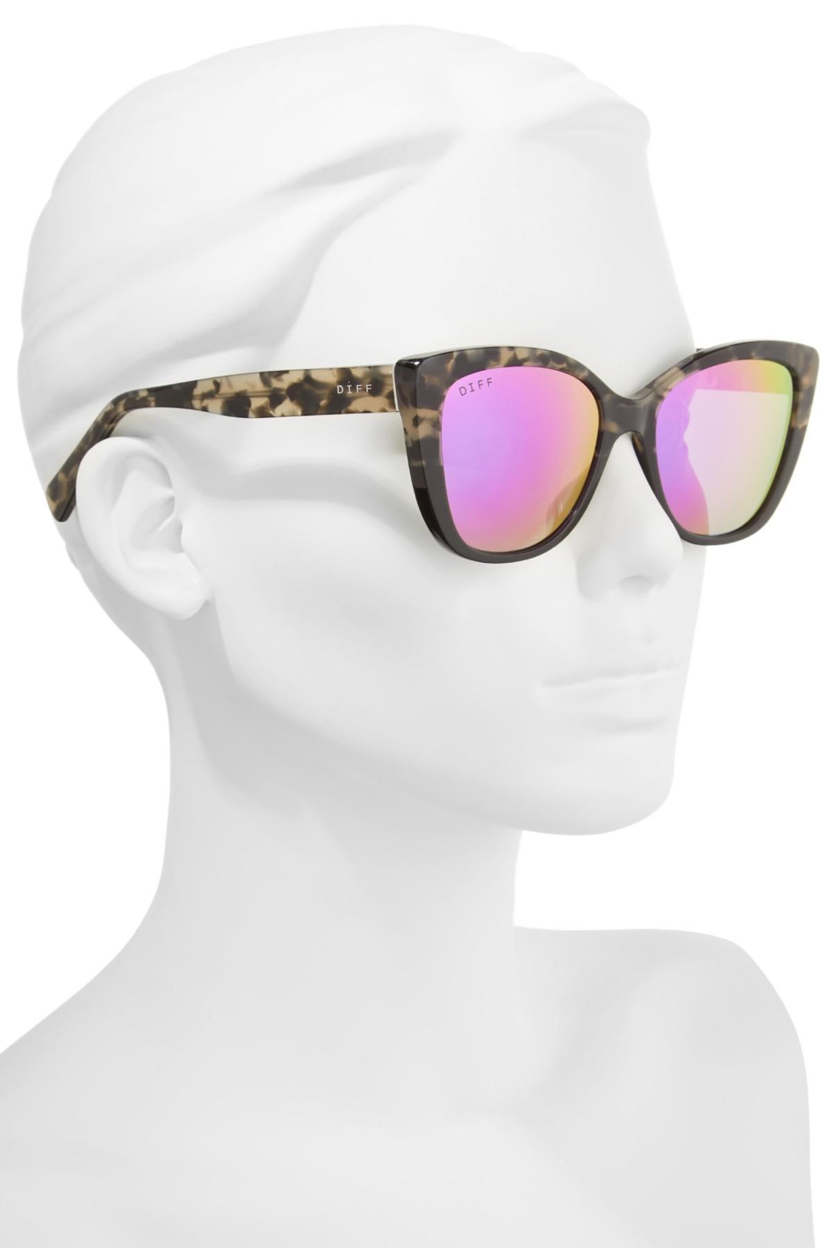 DIFF Ruby 54mm Polarized Sunglasses Lyst