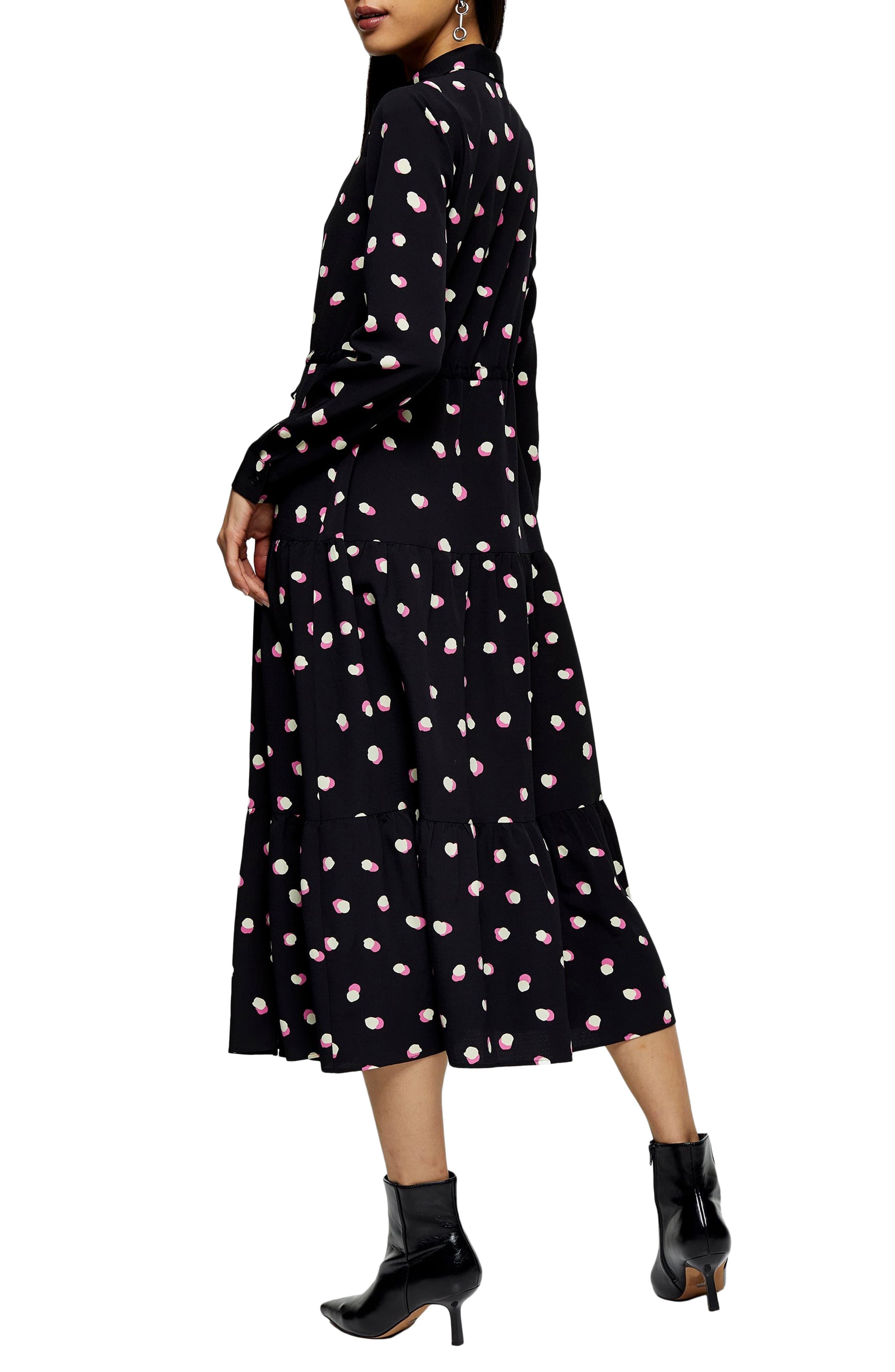 topshop spotty shirt dress