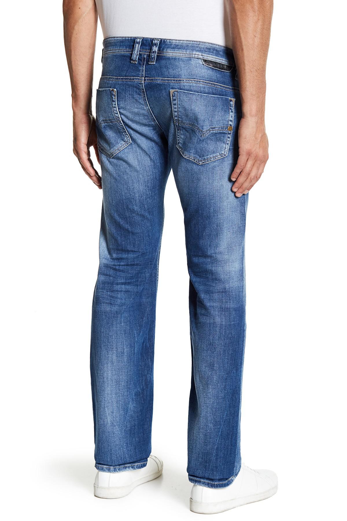 DIESEL Denim Safado Button Fly Jeans in Denim (Blue) for Men | Lyst