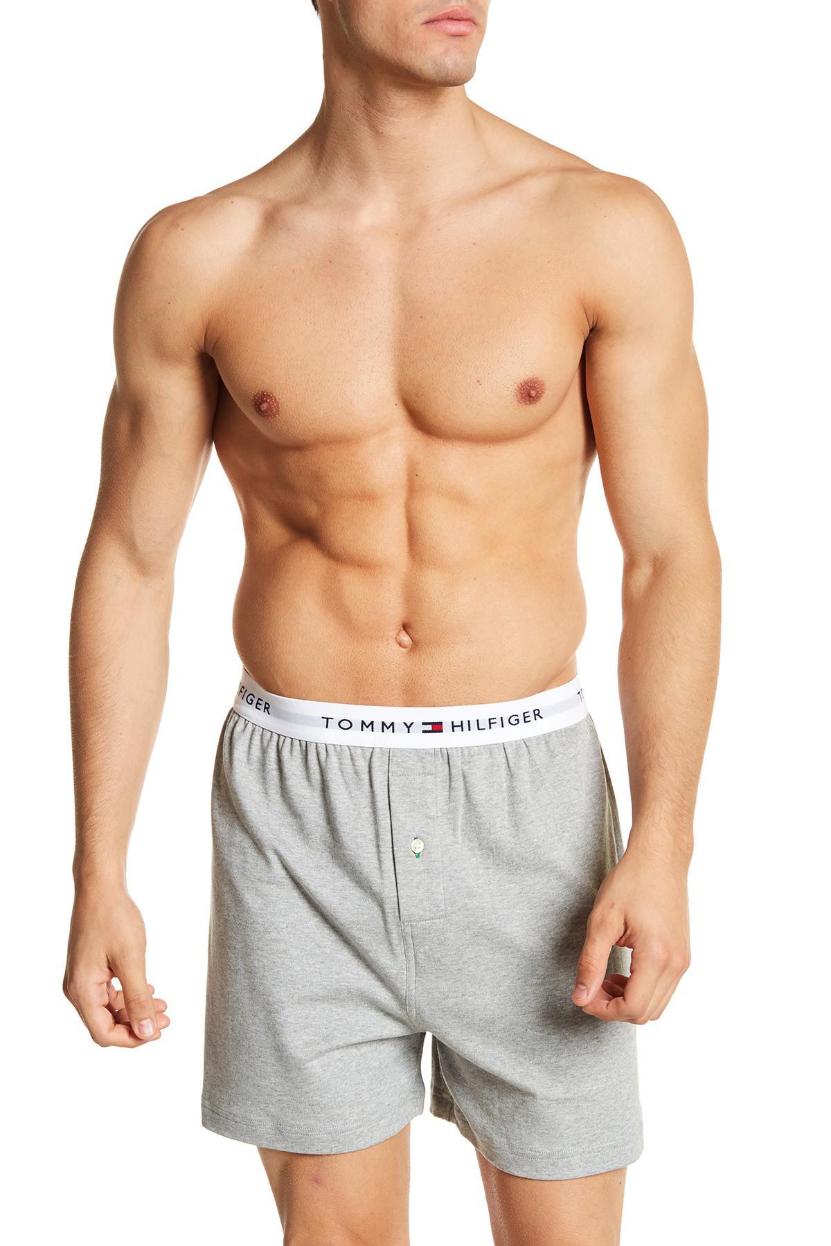 Tommy Hilfiger Knit Cotton Boxer for Men - Lyst
