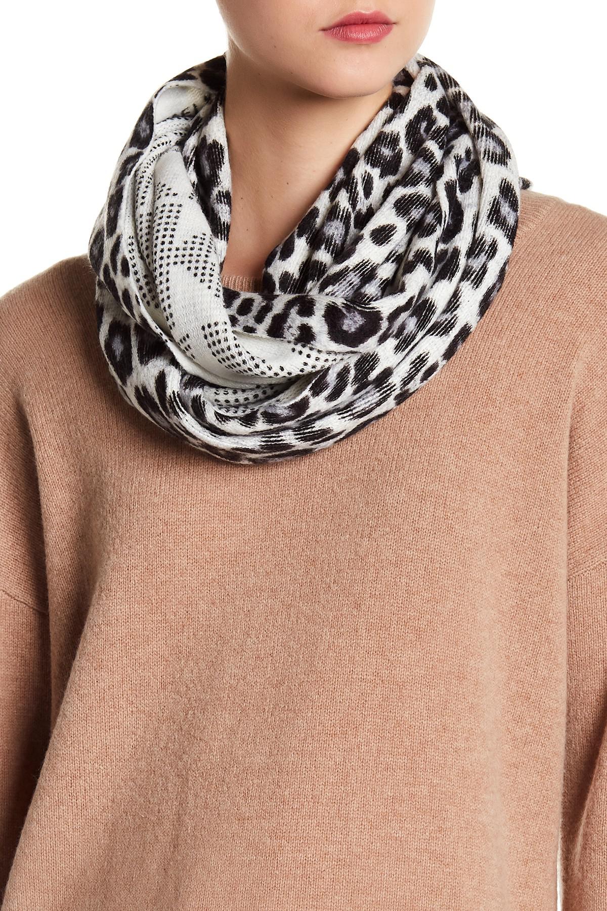 michael kors leopard print scarf