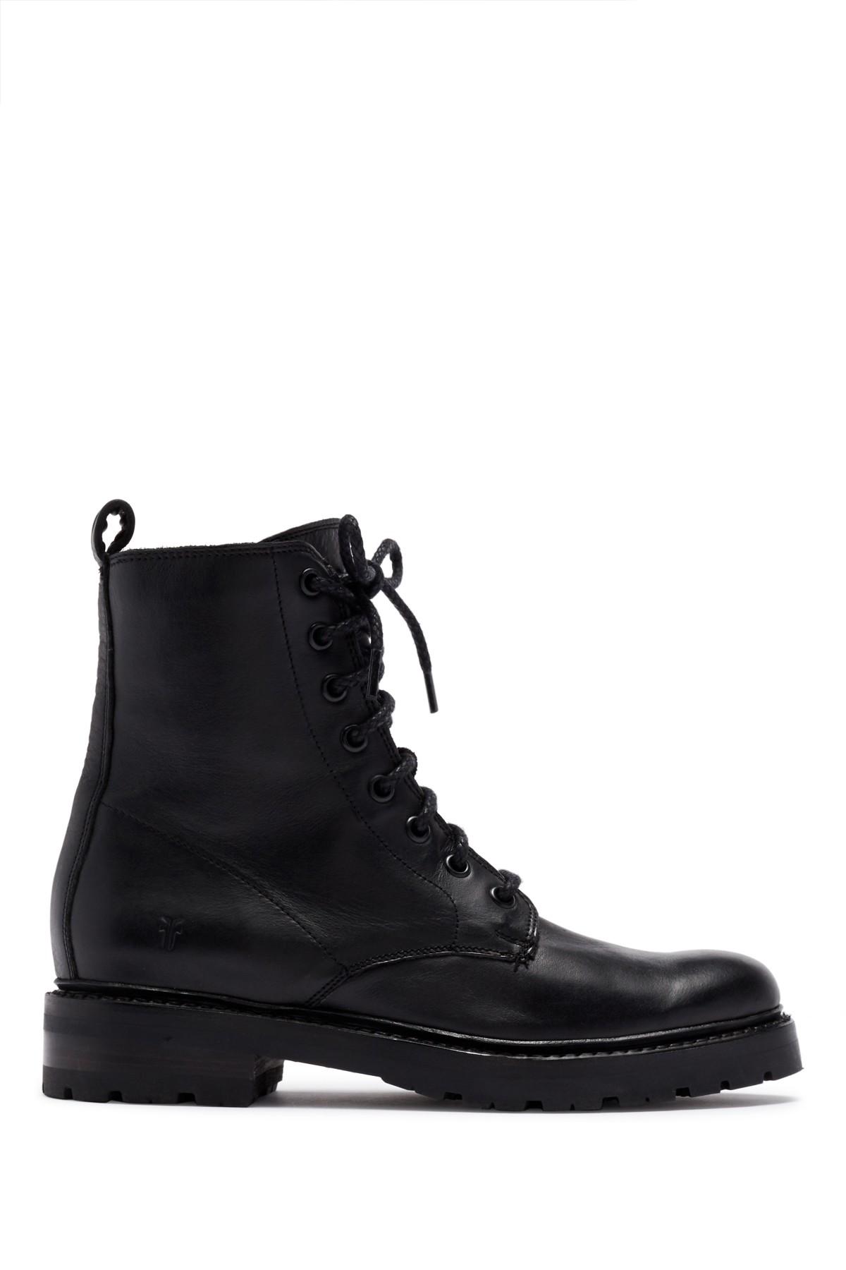 julie combat boot frye