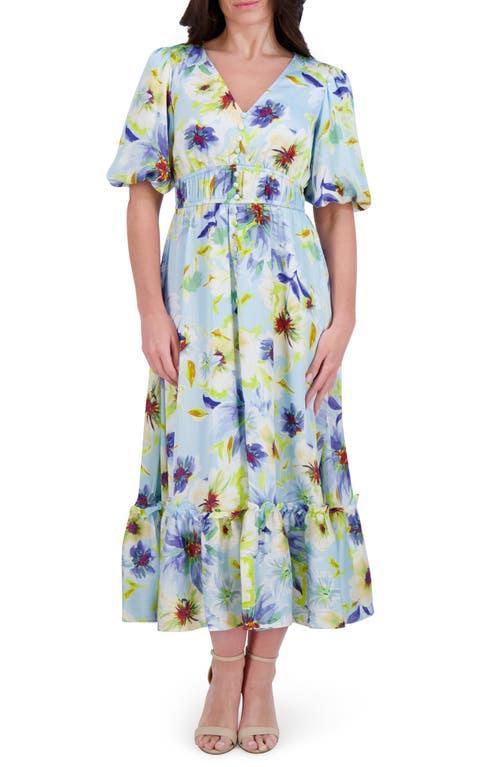 knee length dresses for ladies Park Avenue Flutter Sleeve Side Split Midi Dress Ivory XS