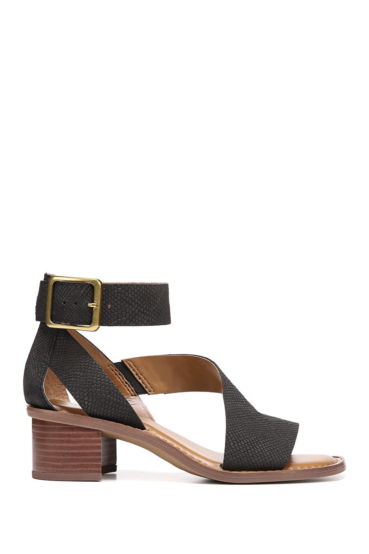 franco sarto lorelia snake embossed sandal