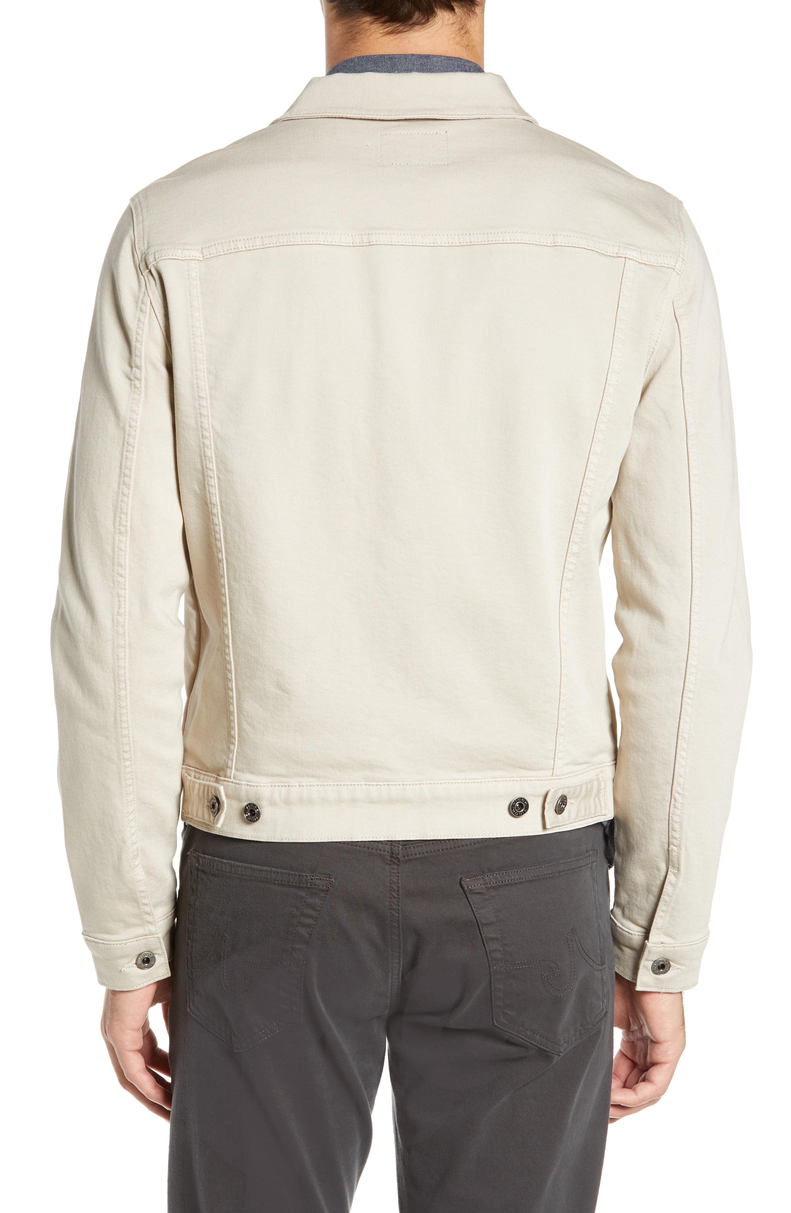 vince cropped denim jacket