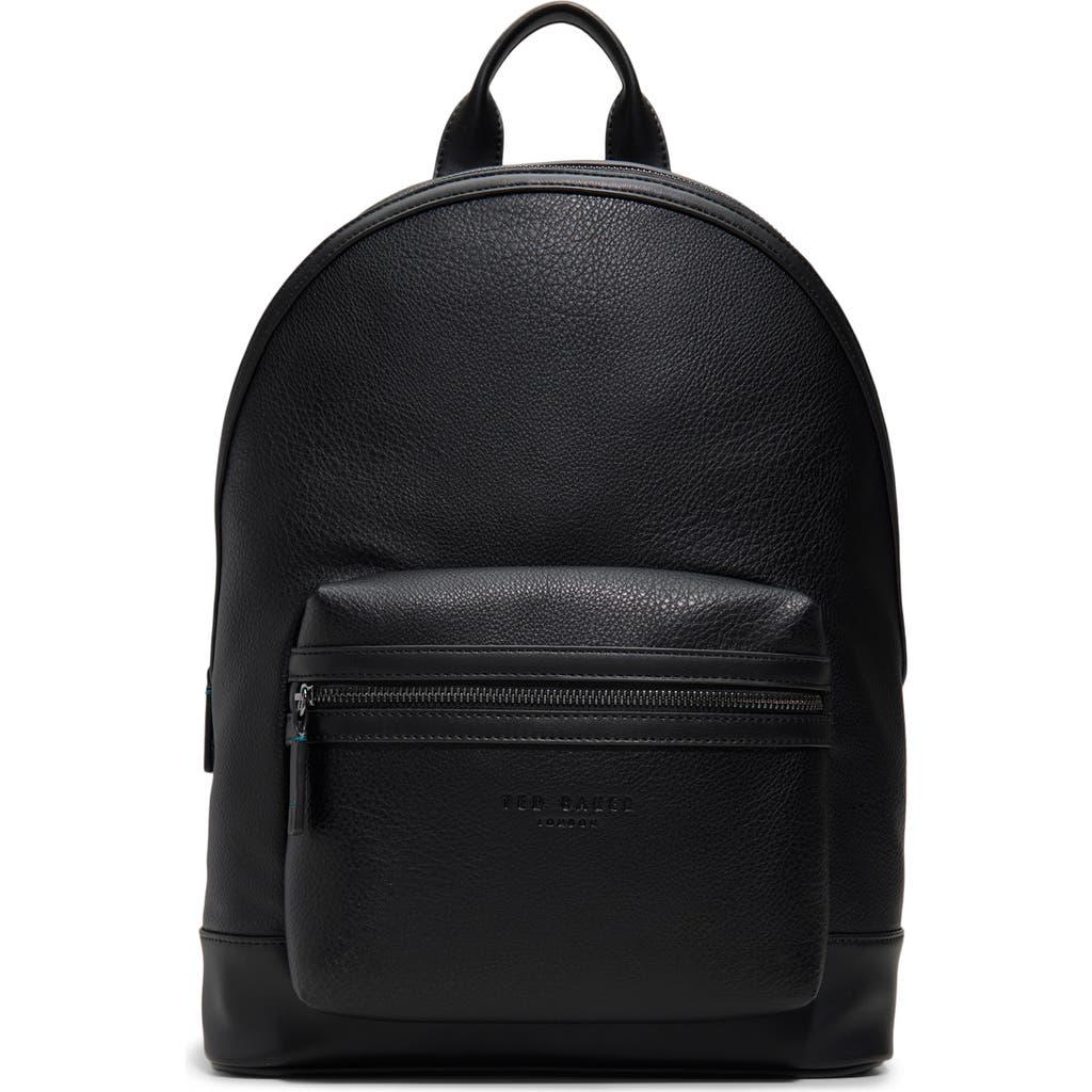asos ted baker leather backpack Bark Grained Large | Bailor Zip Closure Top Carry Handle Ted Baker Backpacks for Men