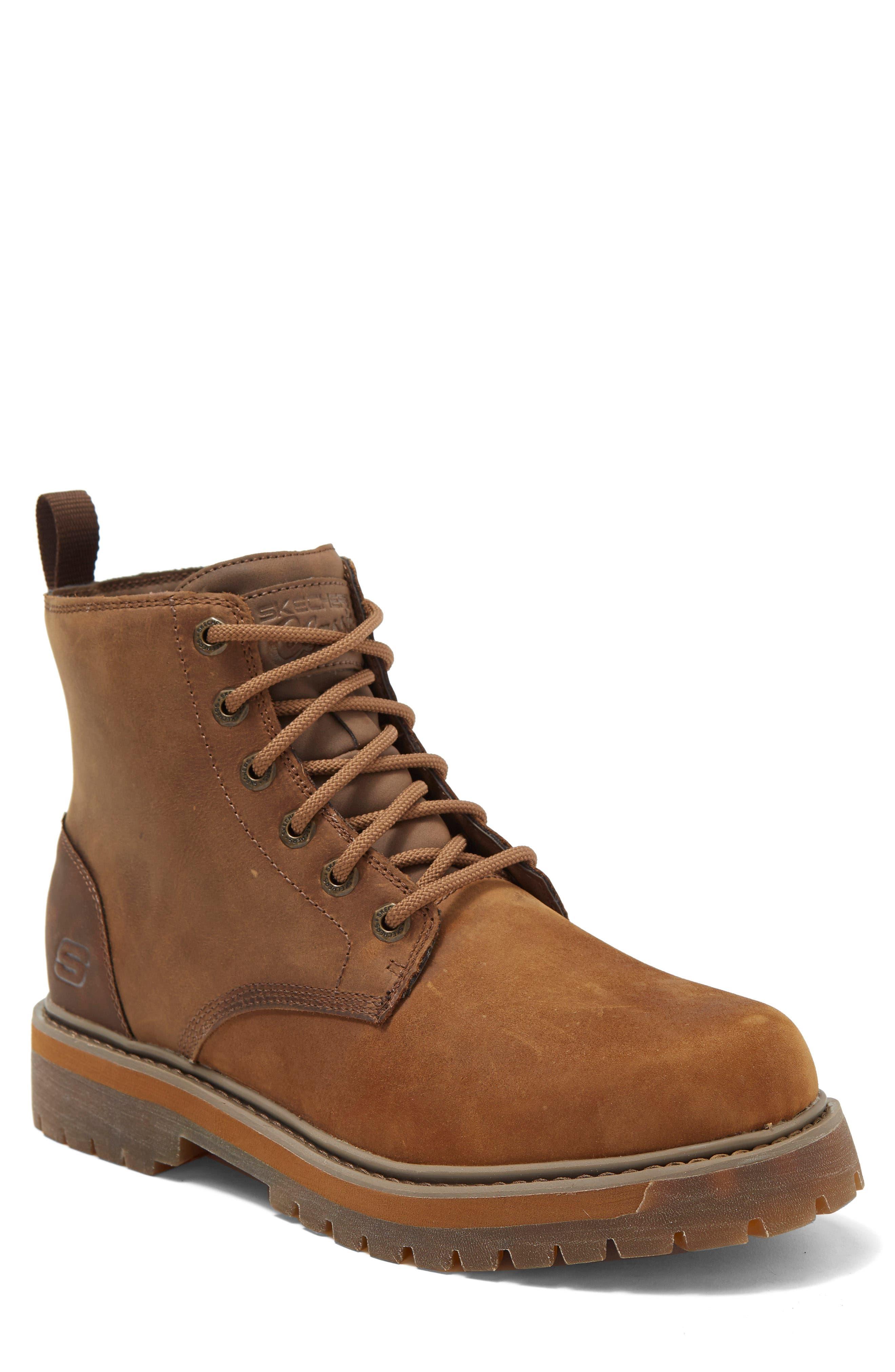 Skechers Alley Cats Talgen Lug Boot In Desert Brown At Nordstrom Rack