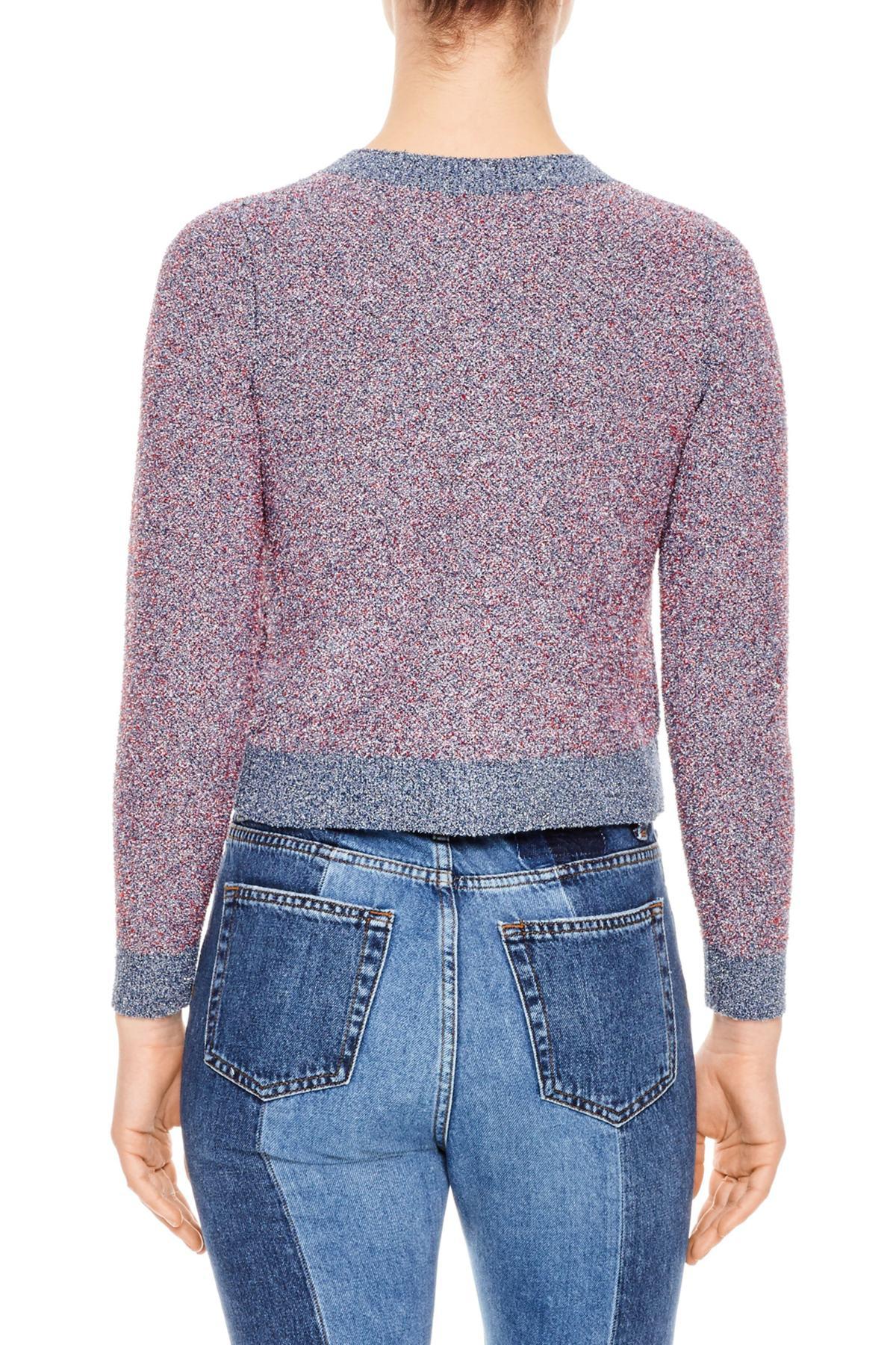 sandro purple sweater