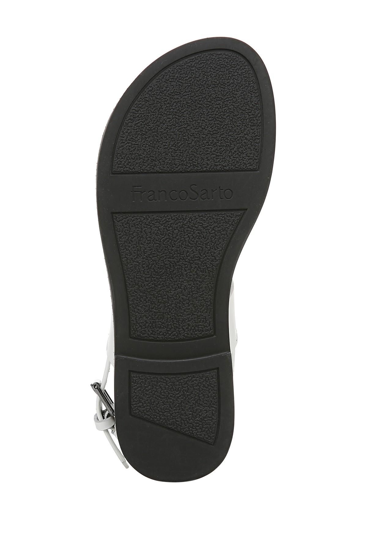 franco sarto kelso leather strappy sandal