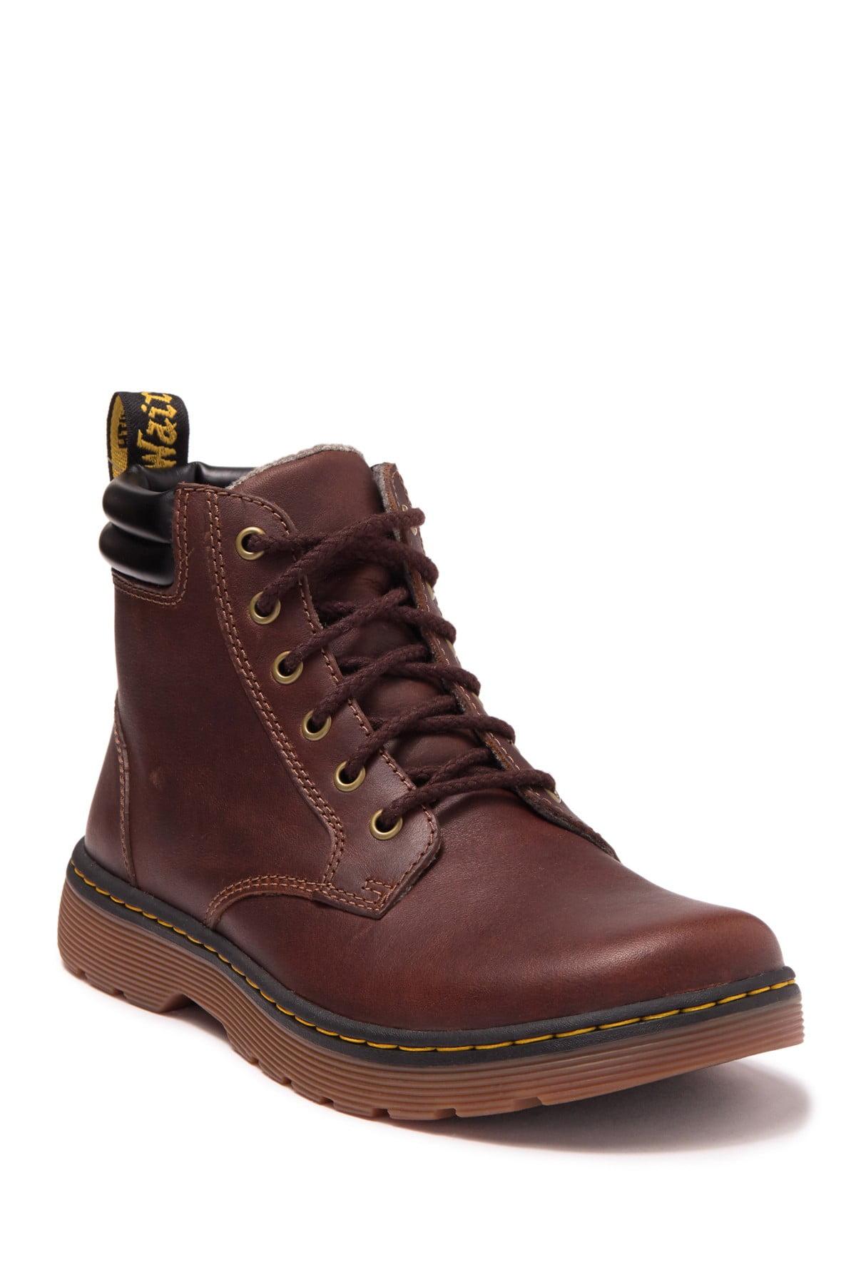 boot stand ups on Dr Martens Leather Tipton Lace Up Boot In Dark Brown Black Brown For Men Lyst