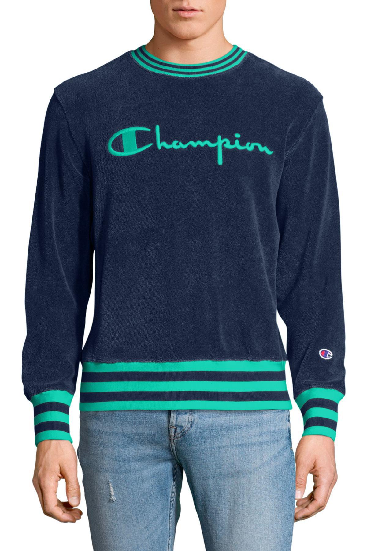 champion terry crewneck