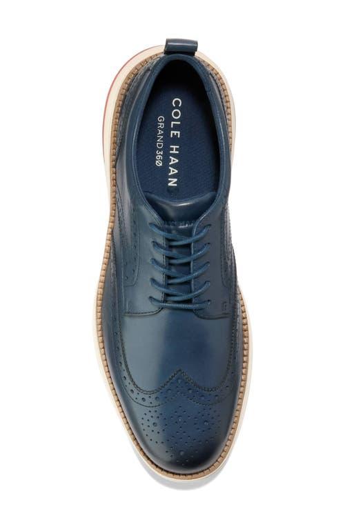 cole haan blue dress shoes Men's Grand Neoclassic Plain Toe Oxfords in Blue