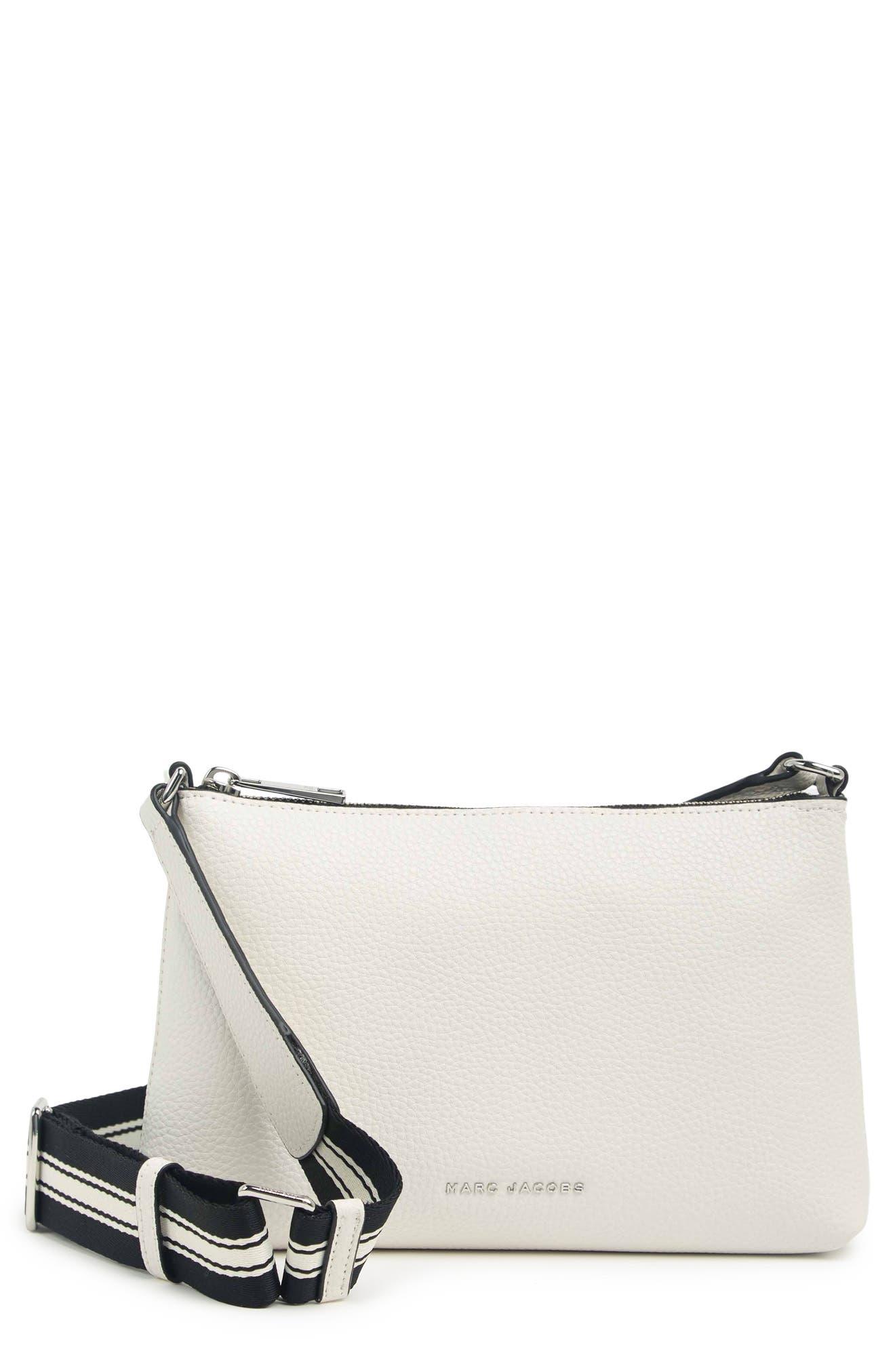 Marc Jacobs The Cosmo Leather Crossbody Bag in White | Lyst