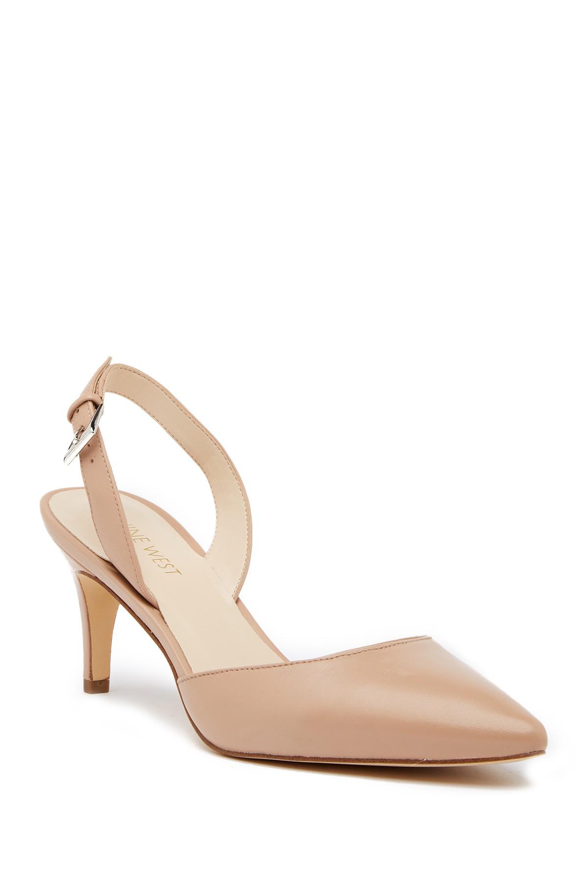 Nine West Epiphany Slingback Leather Pump - Wide Width Available - Lyst