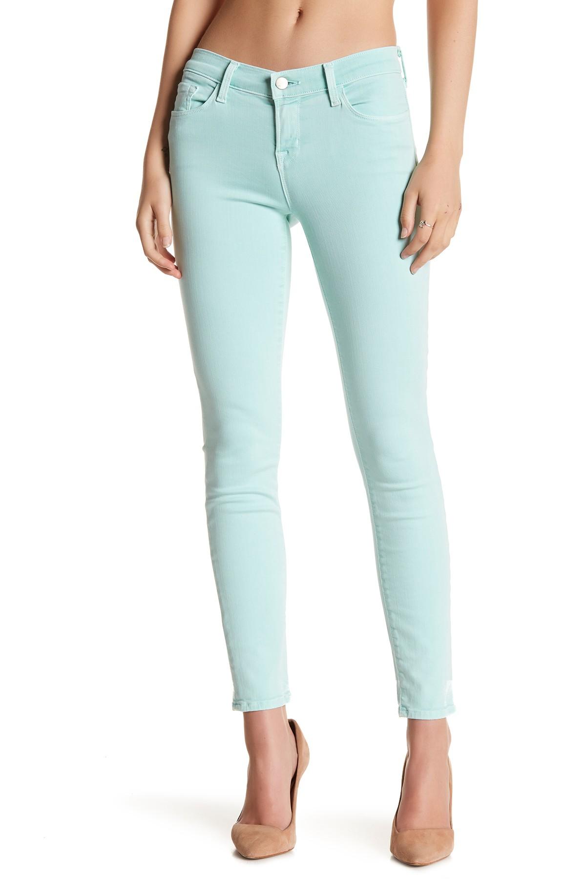Lyst J brand Low Rise Ankle Skinny Jean in Green