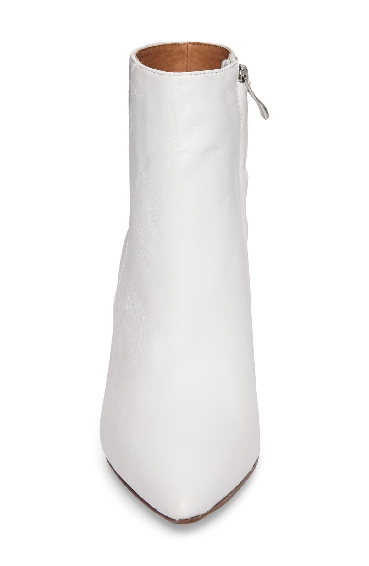 halogen white booties