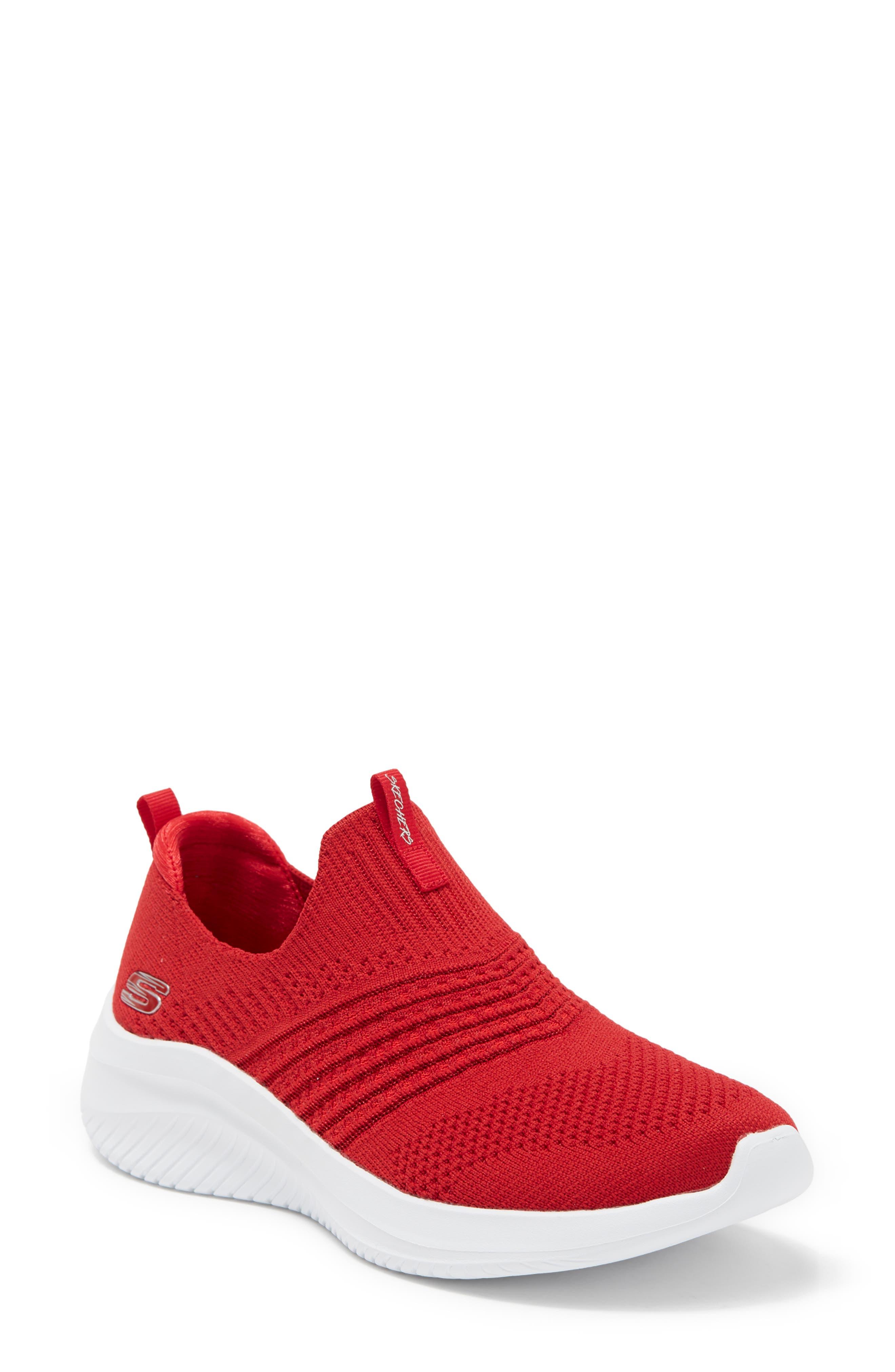 Skechers Ultra Flex 3.0 Classy Sneaker in Red |