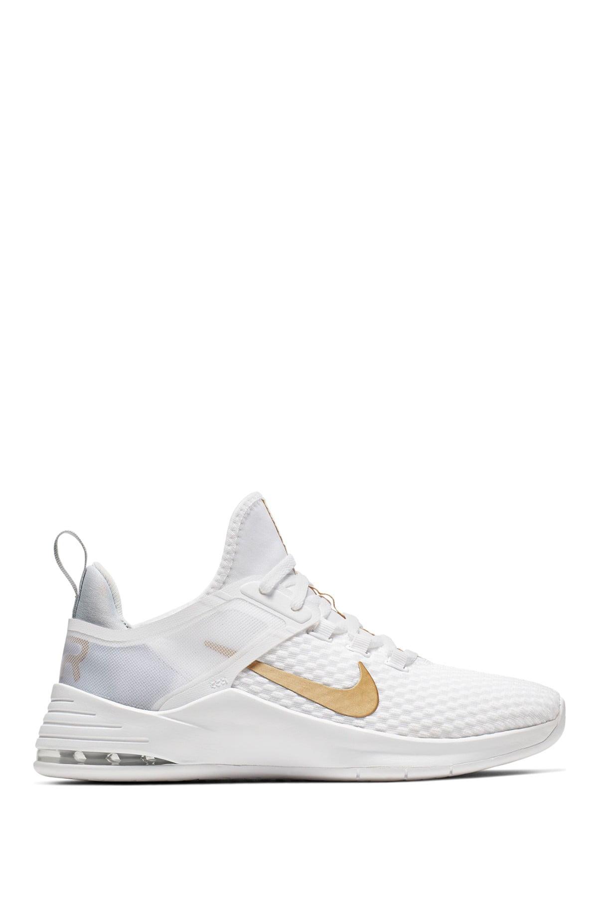 women's nike air max bella tr 2 white and gold