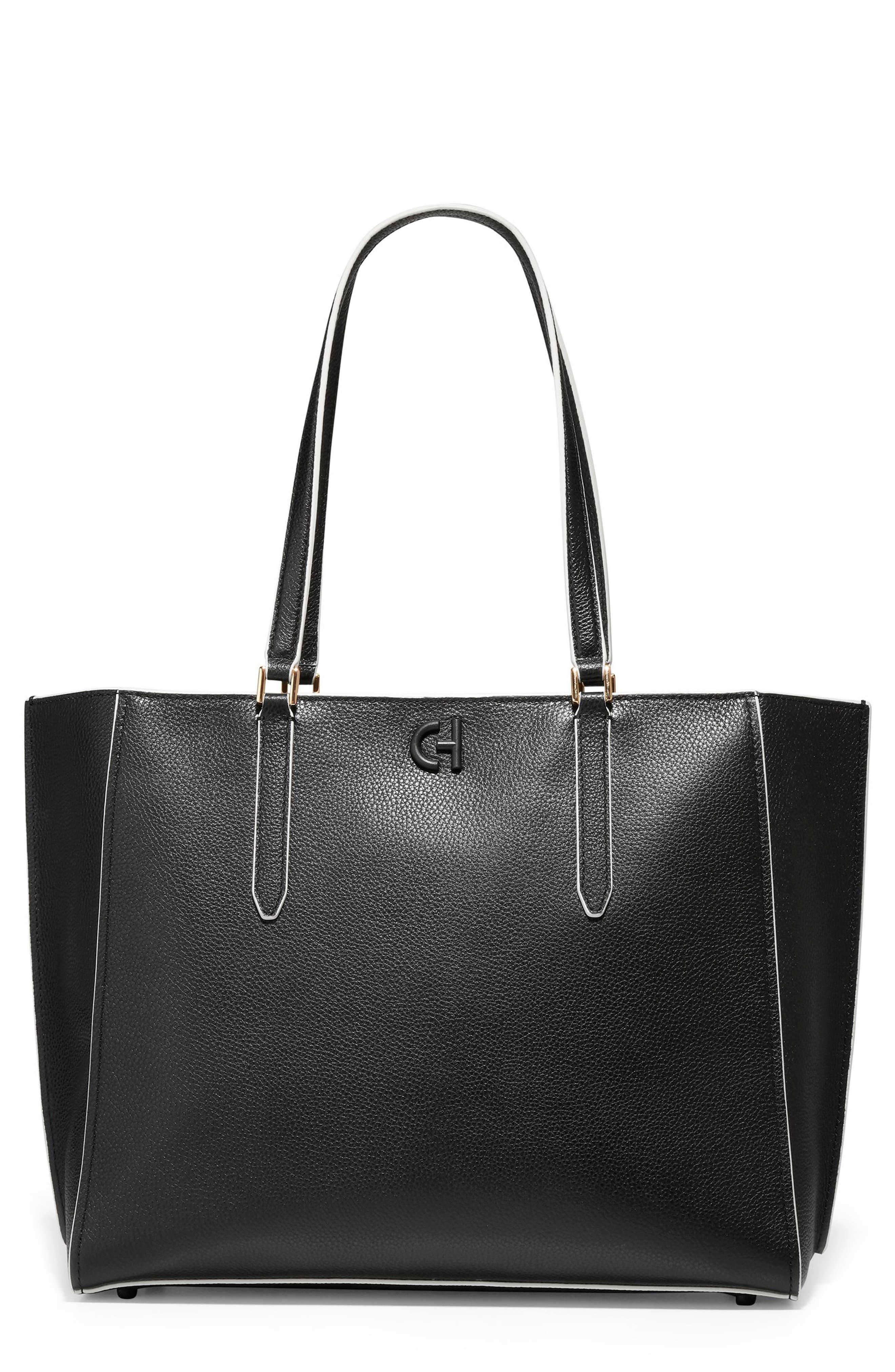 Cole haan leather tote hotsell