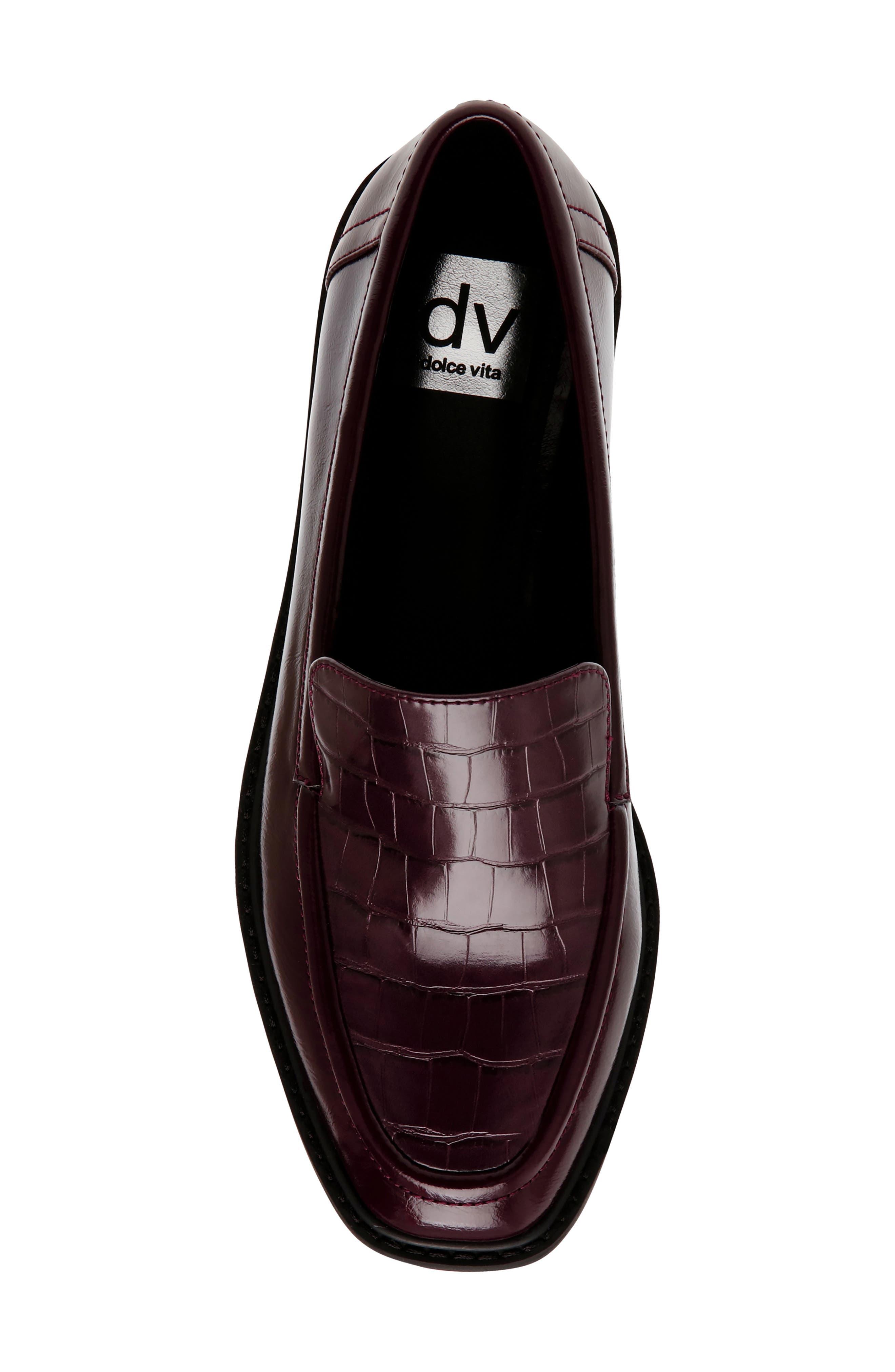 DV by Dolce Vita Fran Two tone Loafer in Brown Lyst