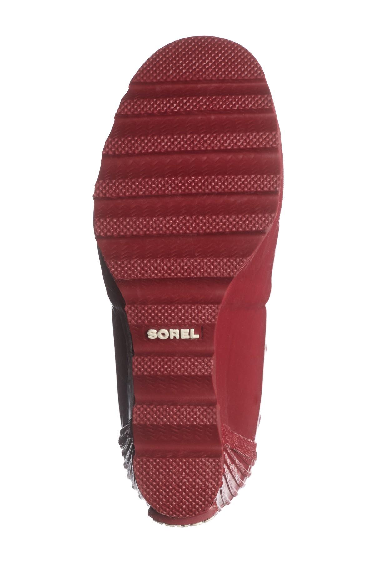 sorel joan rain wedge gloss