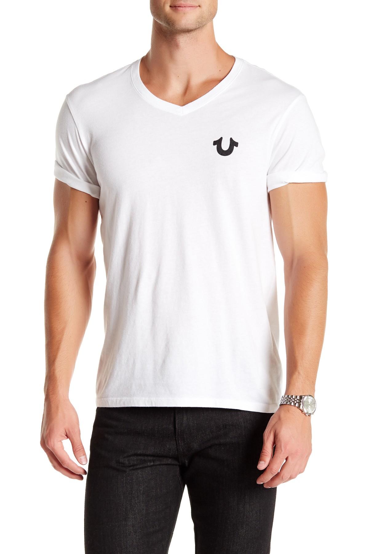 white true religion tshirt