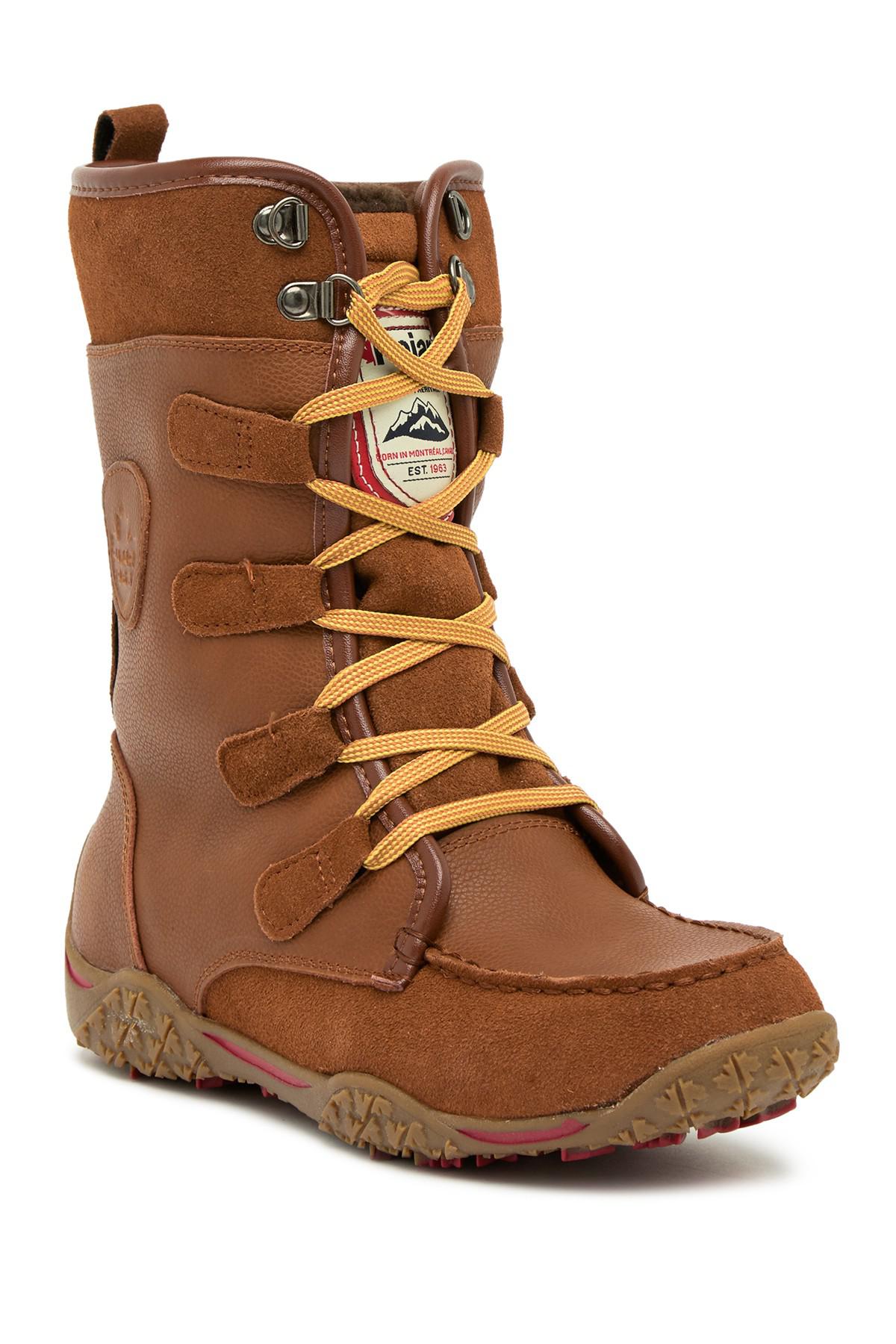 Pajar Gaetana Faux Fur Waterproof Boot in Cognac (Brown) - Lyst