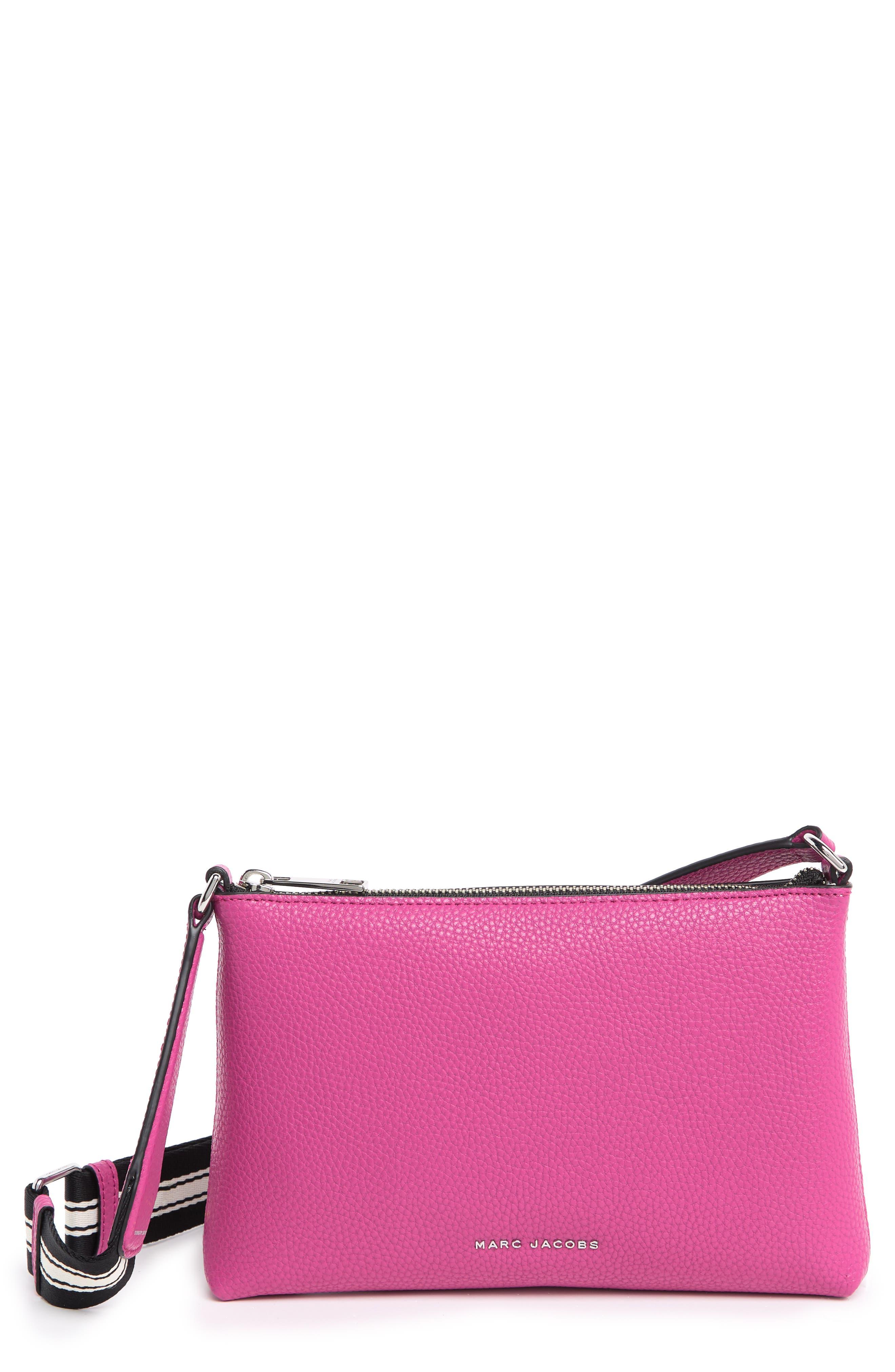 Marc Jacobs The Cosmo Leather Crossbody Bag in Pink | Lyst