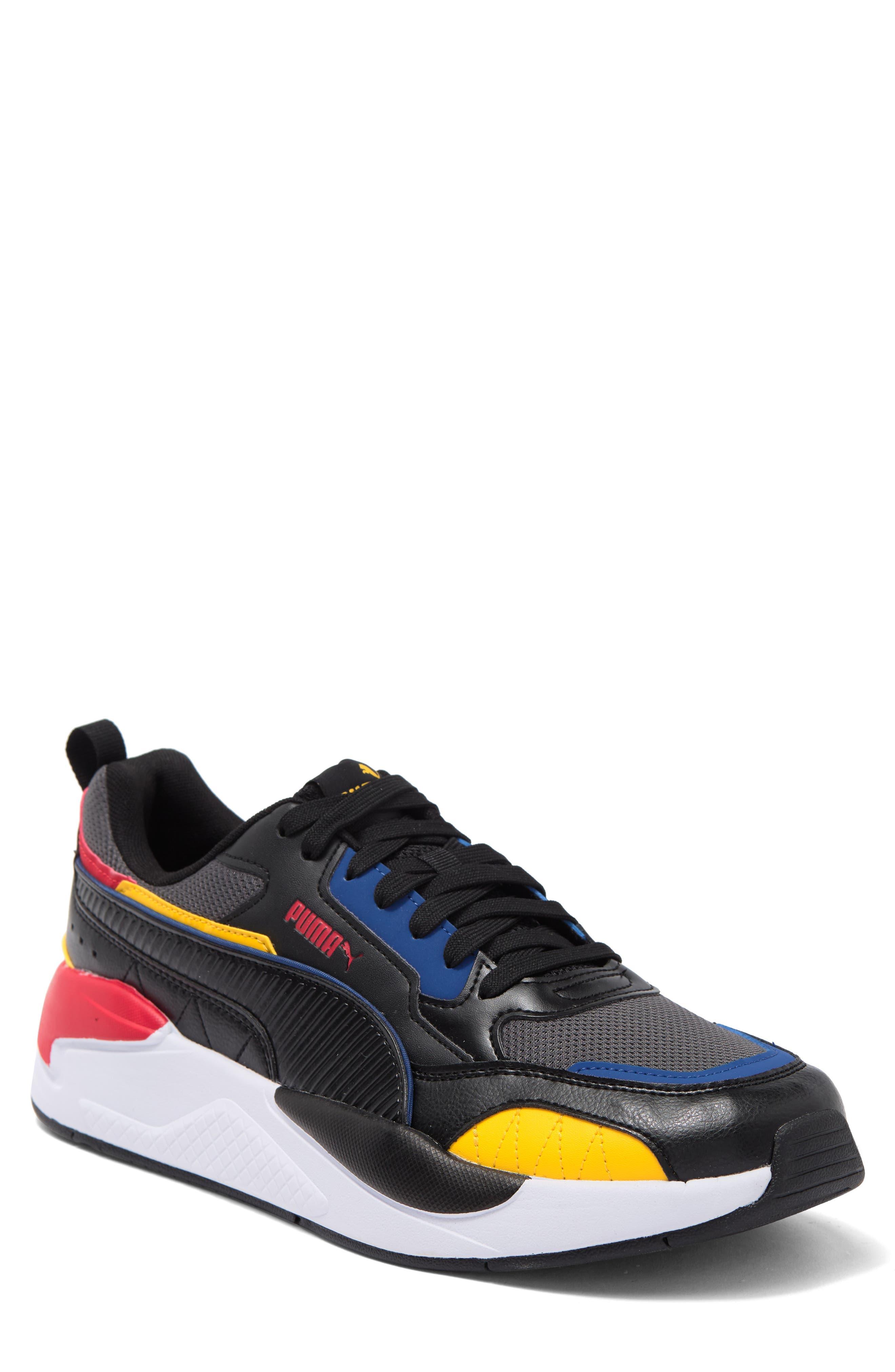 PUMA X-ray Two Square Sneaker In Dark Shadow/black/yellow At Nordstrom Rack  for Men | Lyst