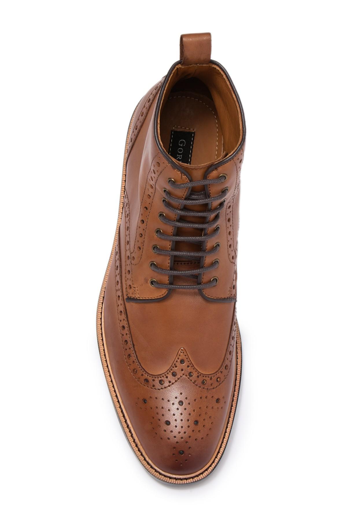 gordon rush wingtip boots