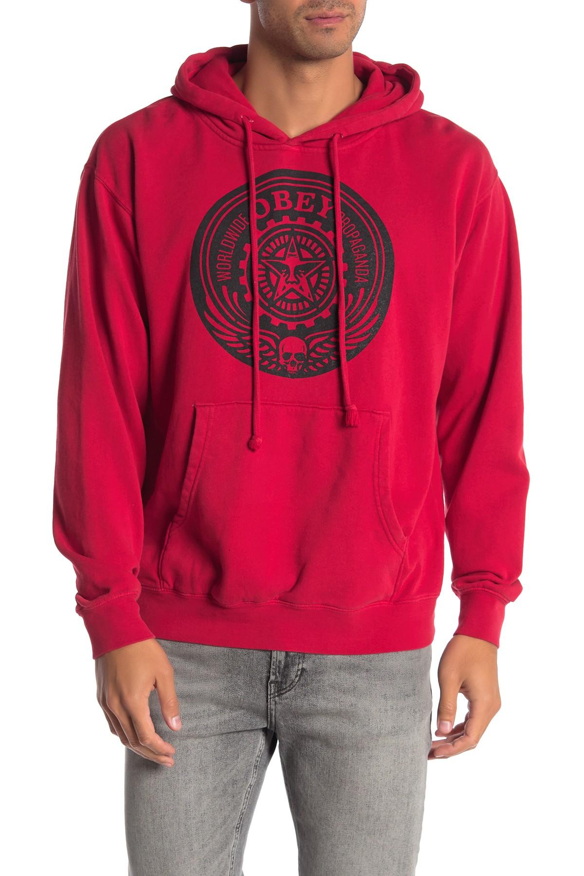 obey red sweatshirt