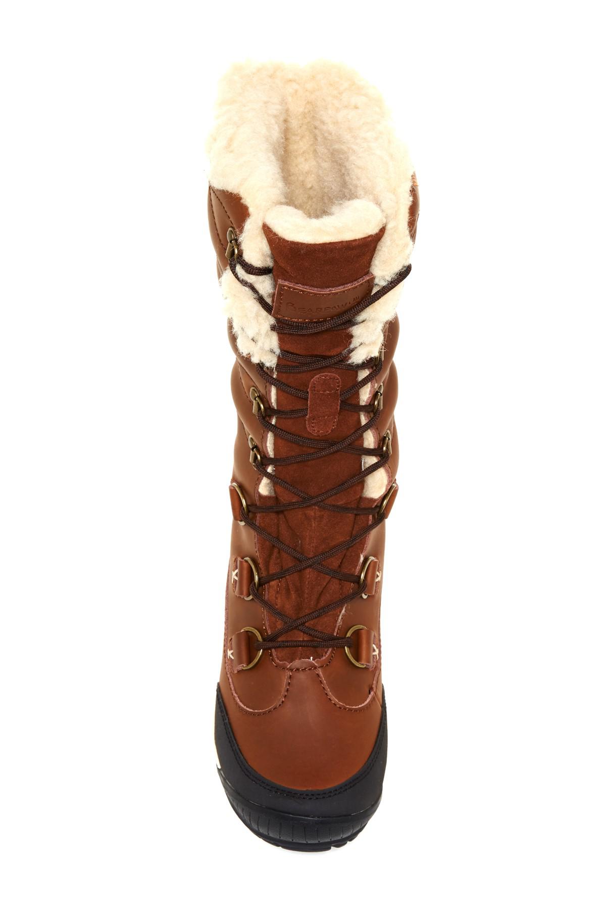biker boots with sheepskin lining