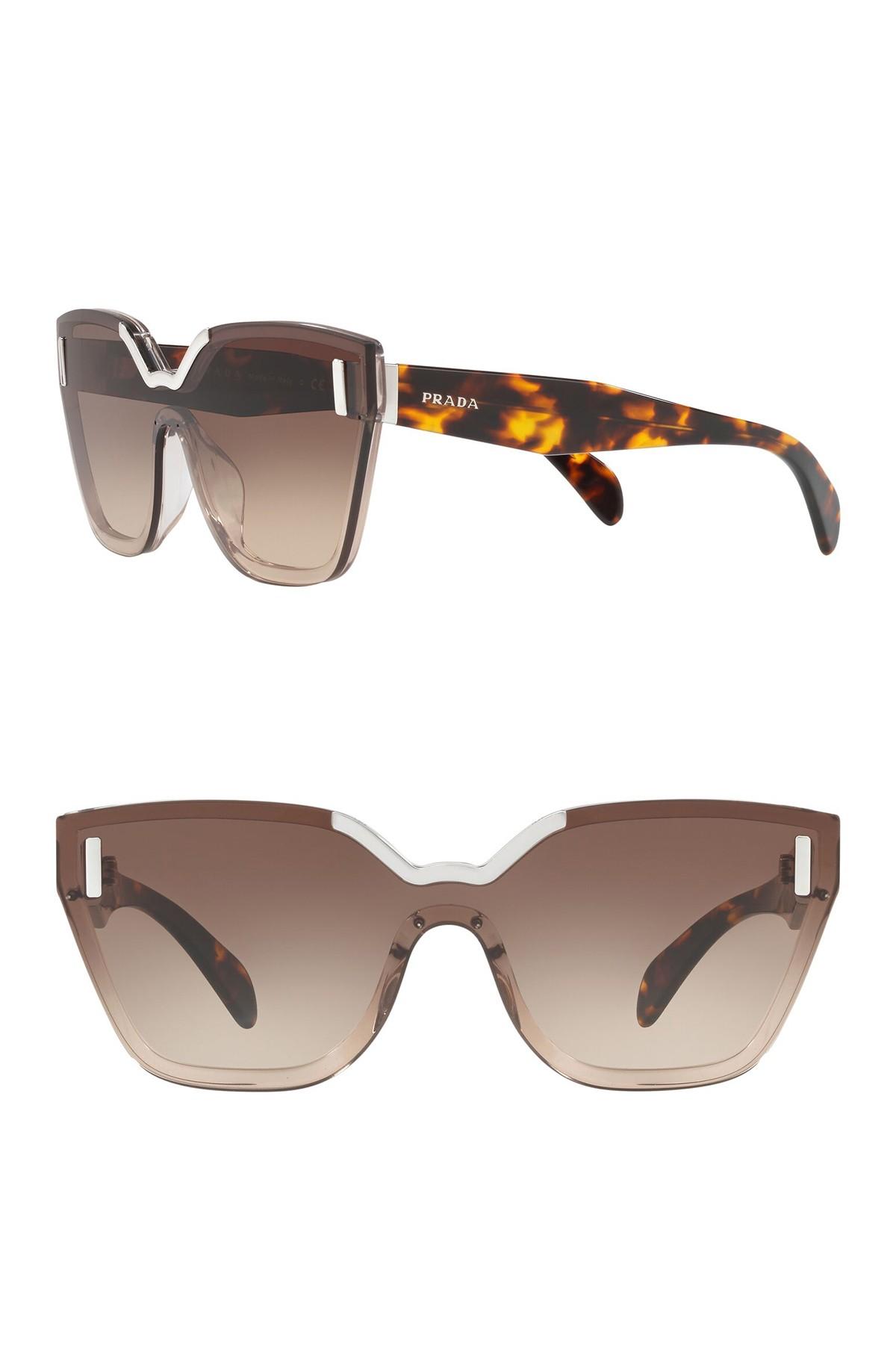 prada irregular catwalk sunglasses