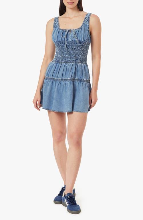 habitual denim dress women's Habitual Sleeveless Belted Mini Dress