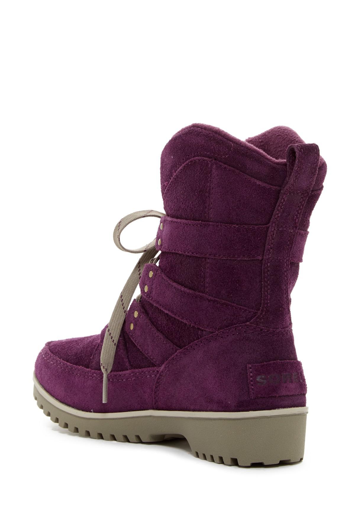 sorel purple snow boots