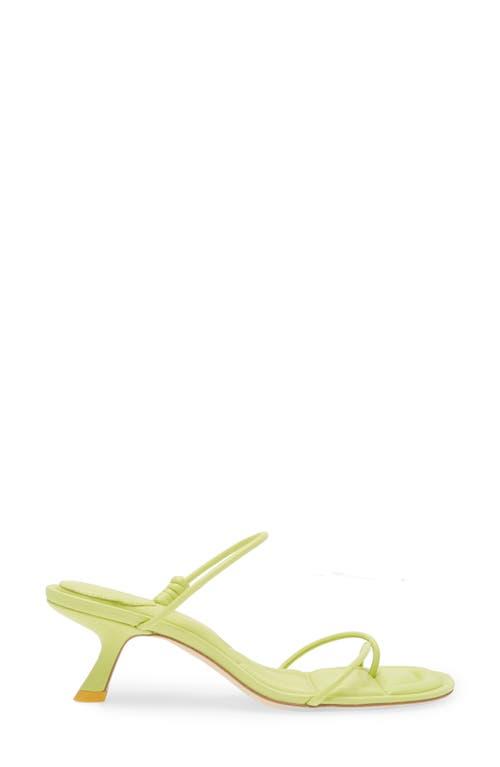 ONCEPT Sydney Rolled Strap Sandal in Yellow Lyst