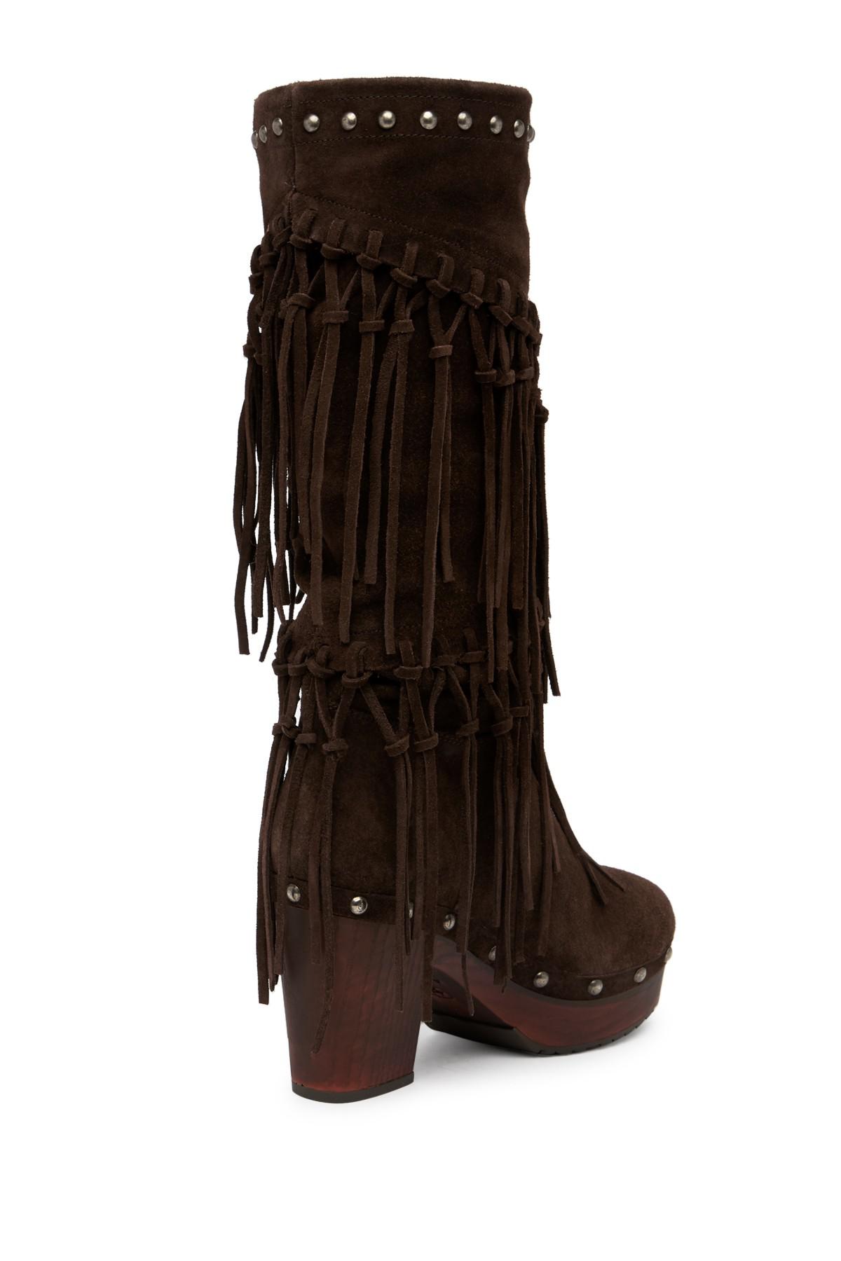 ariat boots with fringe