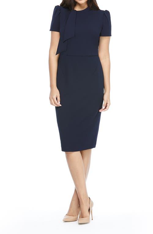 Maggy london tie neck dress sale