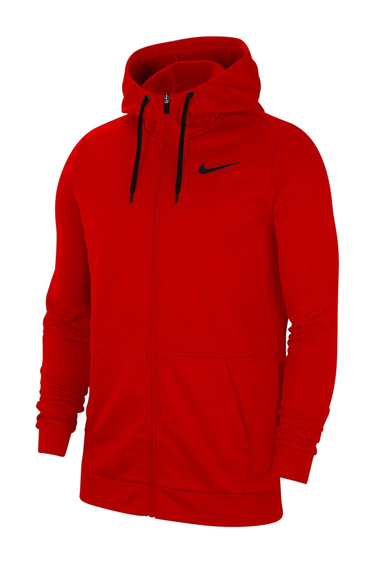 Nike Therma Fleece Full Zip Training Hoodie in Red for Men - Lyst