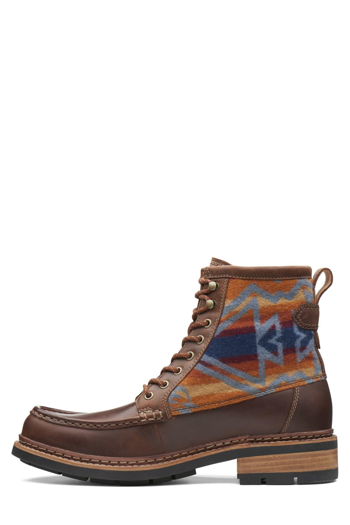 Clarks Leather Ottawa Peak (dark Tan) Lace-up Boots in Dark Tan c (Brown)  for Men | Lyst