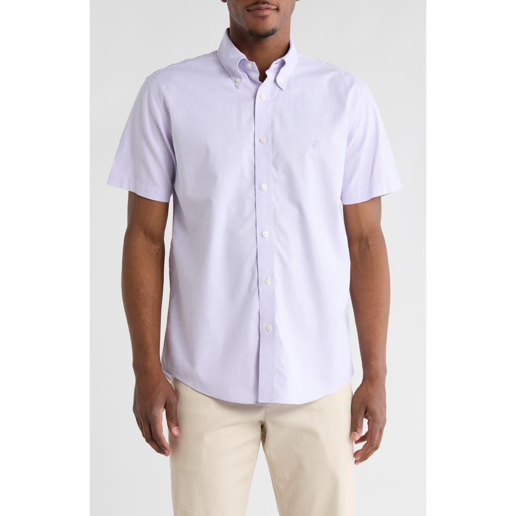 slim fit dress slacks Brooks Brothers Regular Fit Stretch Cotton Non-Iron Oxford Polo Button Down  Collar: Black Watch  Craig Reagin Clothiers