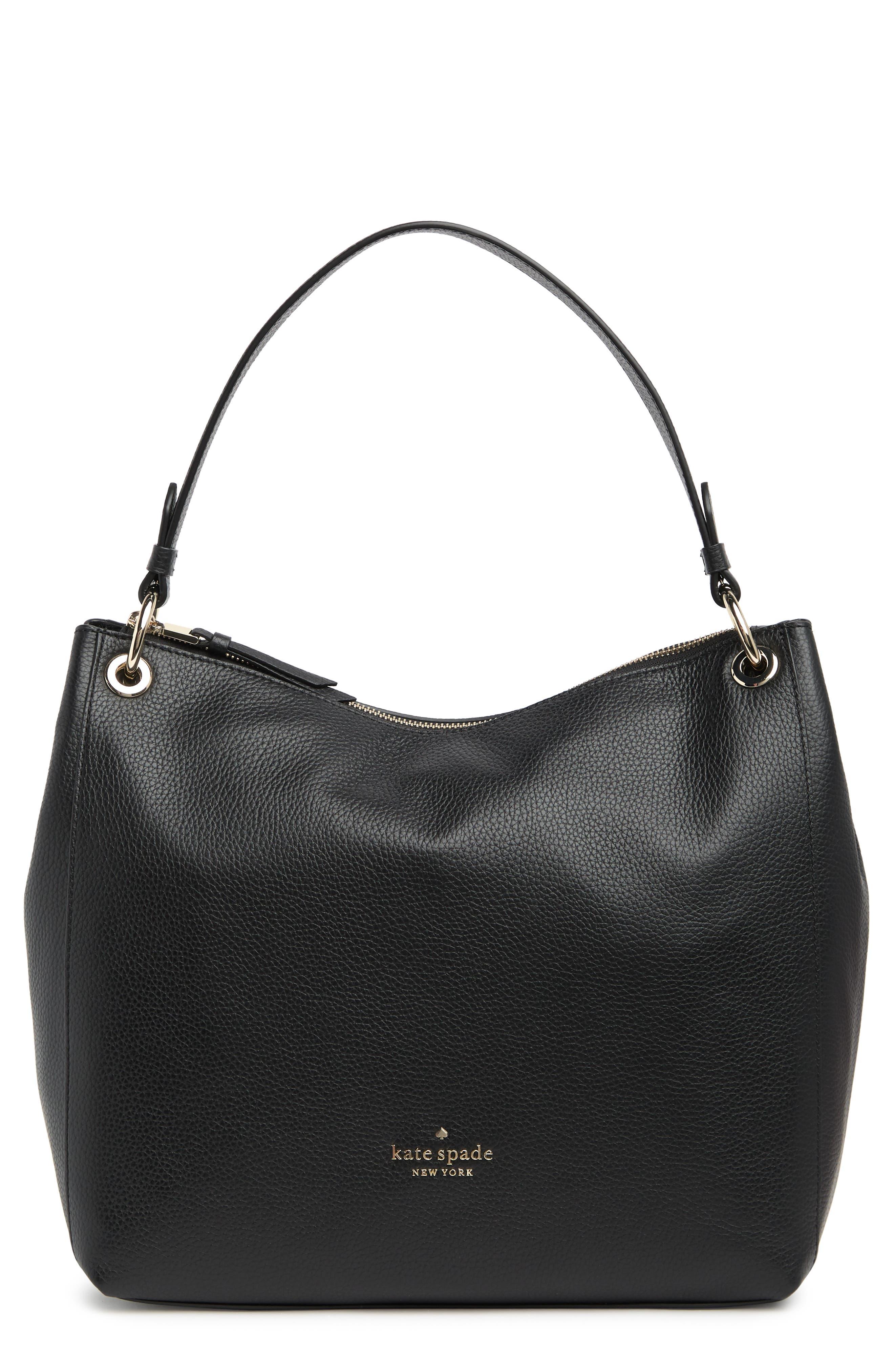 Kate Spade Leather Shoulder Bag In Black At Nordstrom Rack | Lyst