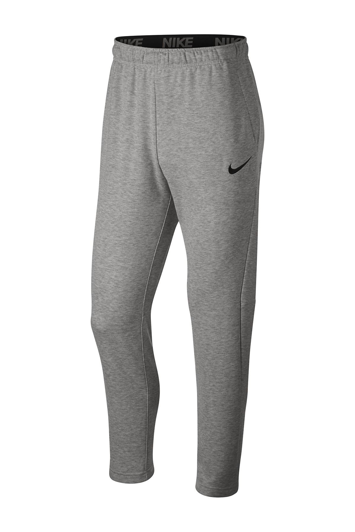 Nike Fleece Dri-fit Training Sweatpants in dk Grey Heather/Black (Gray ...