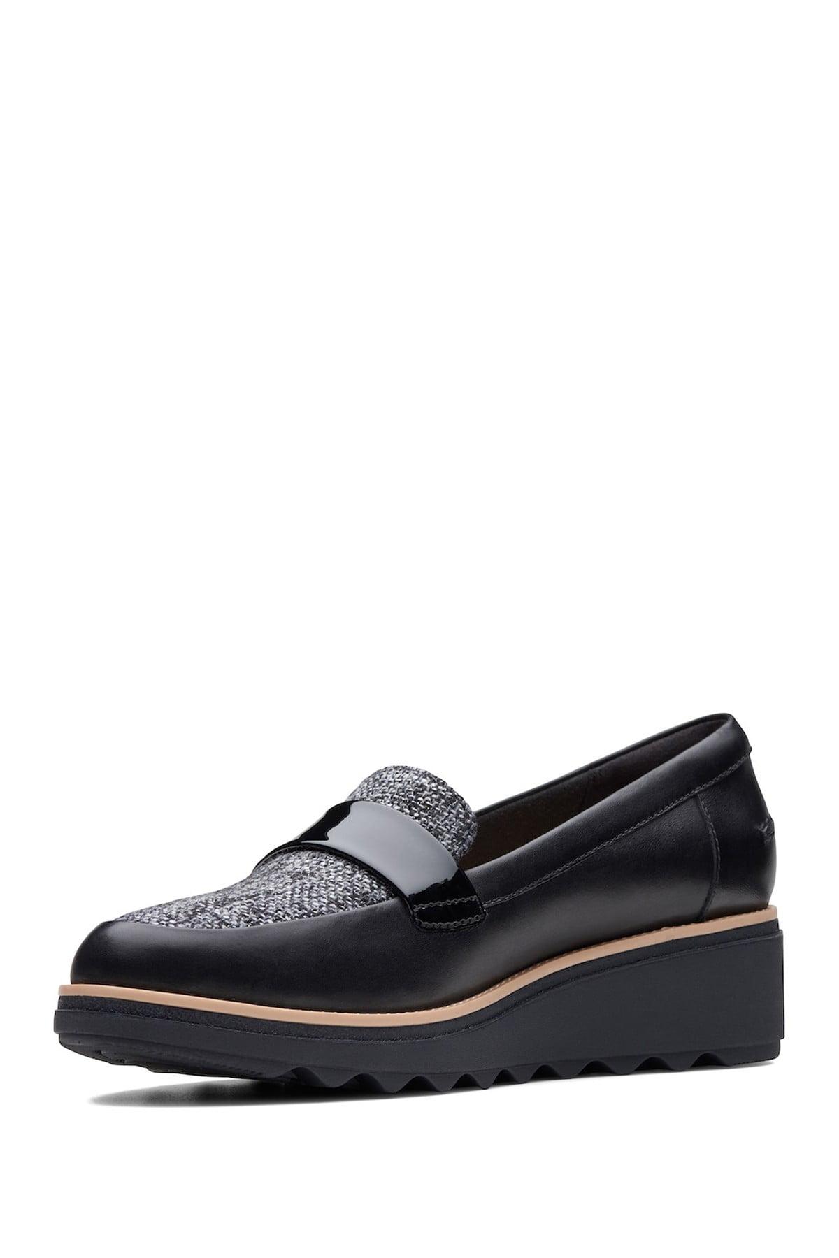 clarks sharon gracie wedge loafer
