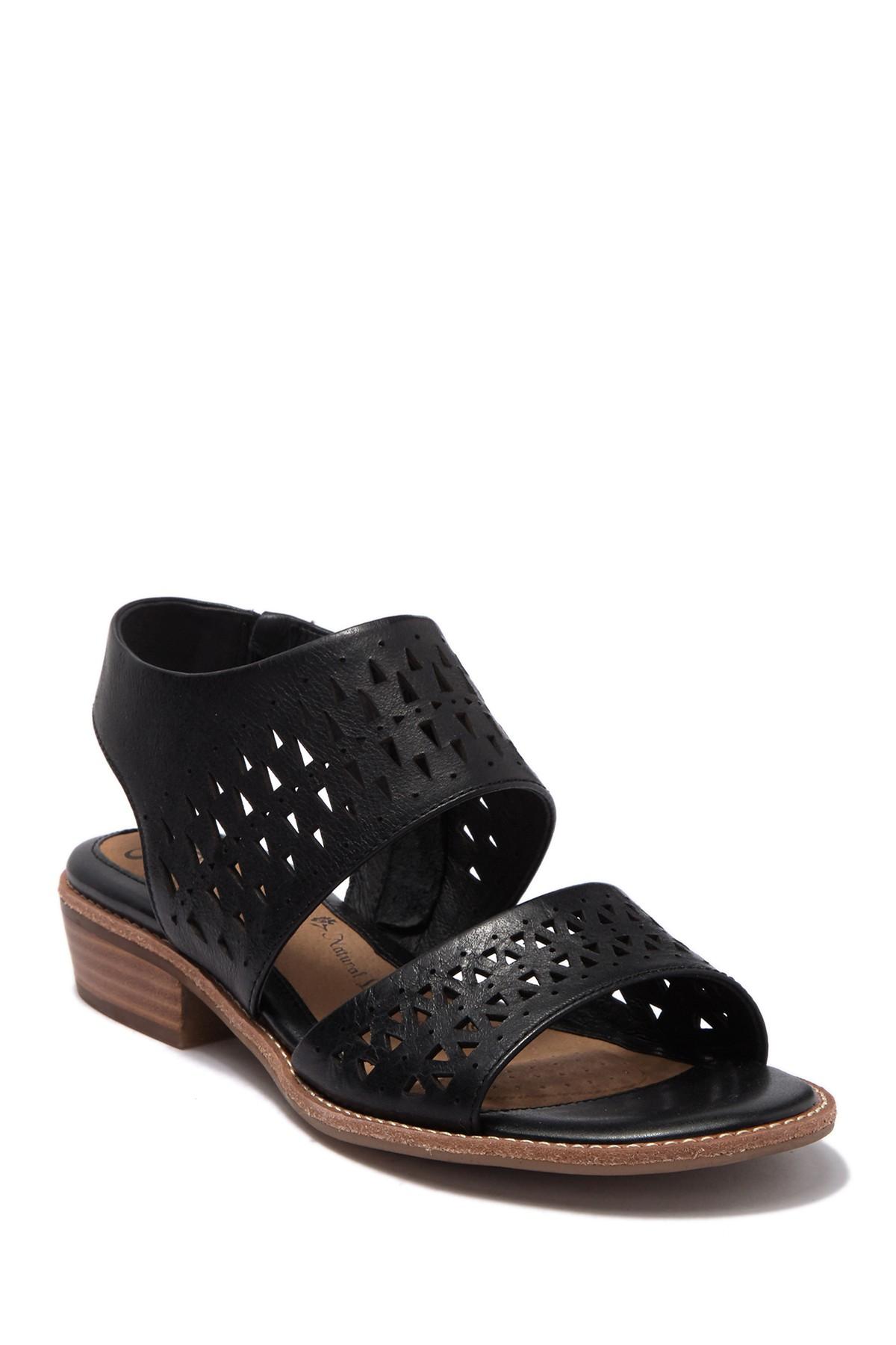 sofft reston smooth sandal black