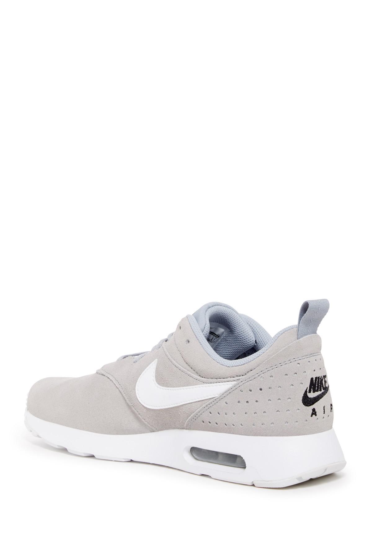 Nike Air Max Tavas Suede Sneaker in Gray for Men | Lyst