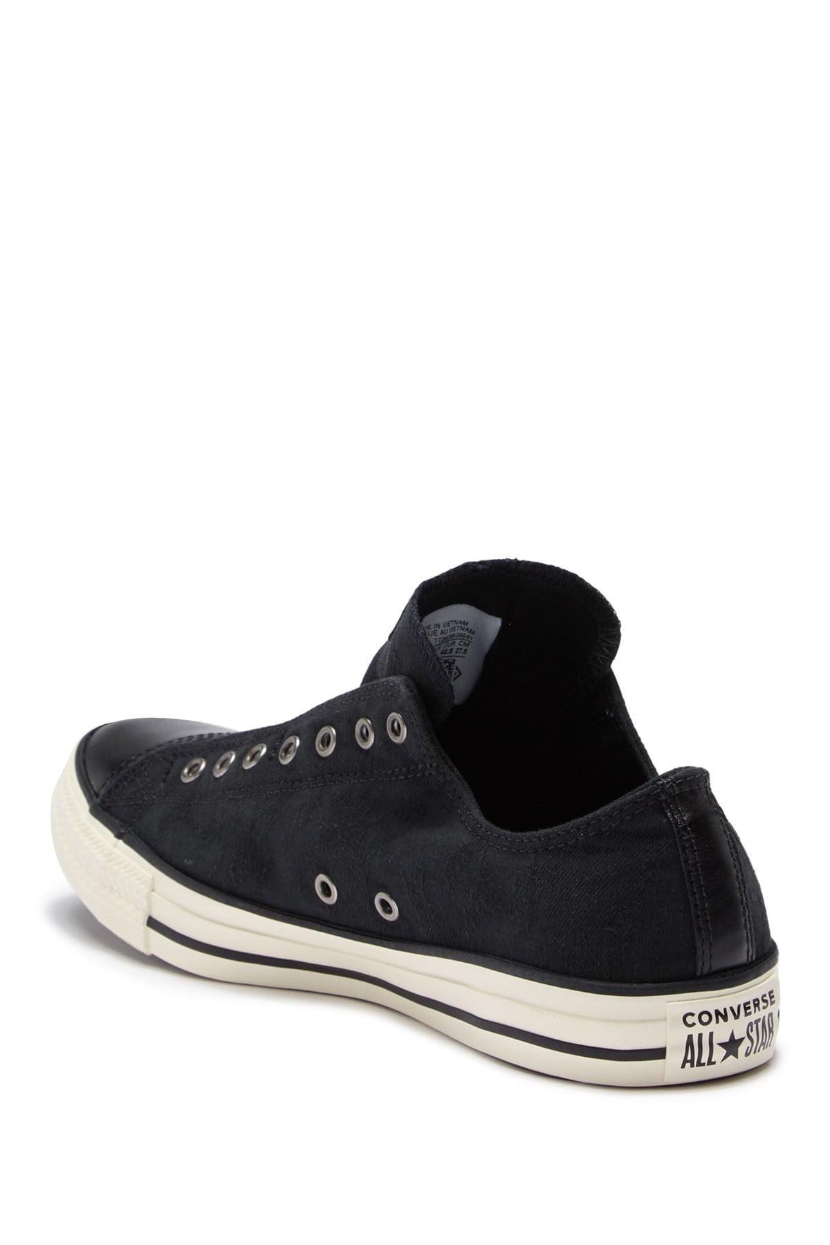 Converse Canvas Chuck Taylor All Star Slip On Laceless Sneaker in Black for  Men - Lyst