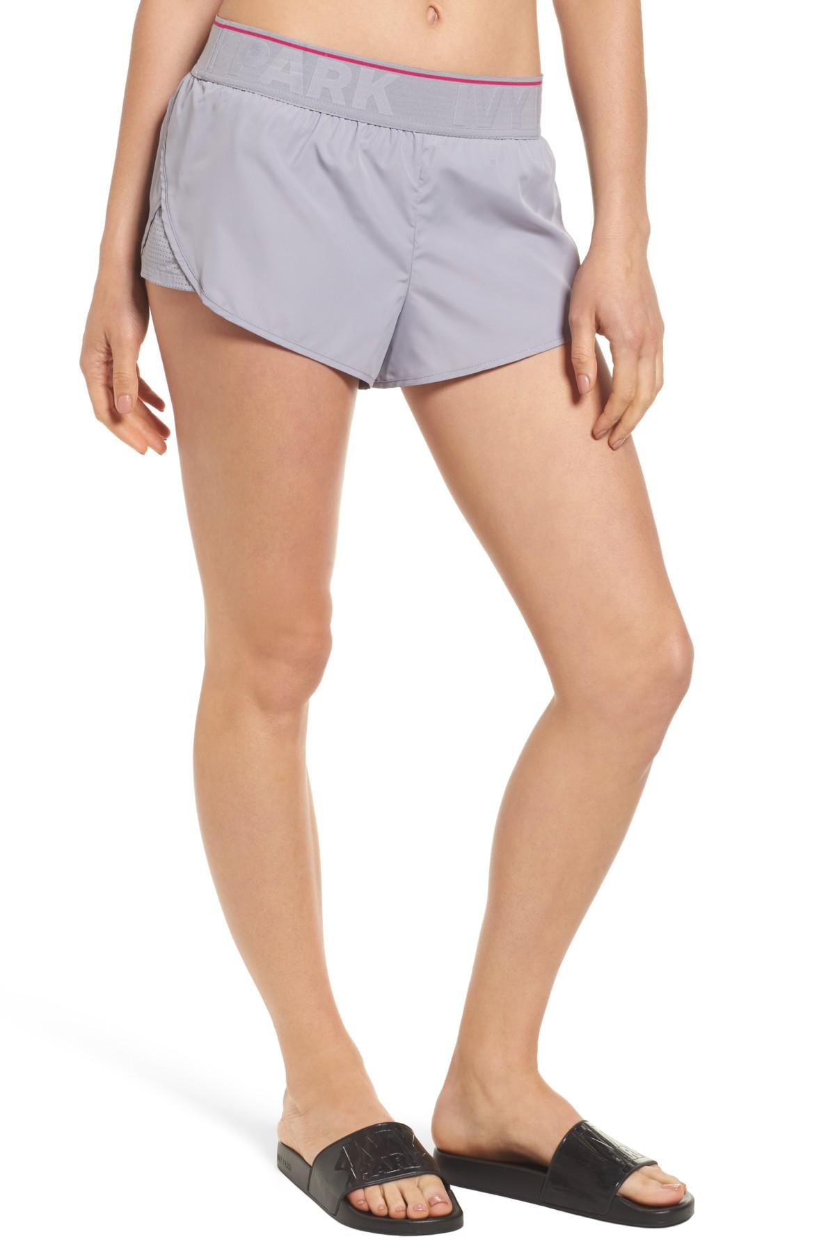Ivy Park Perforated Panel Runner Shorts 