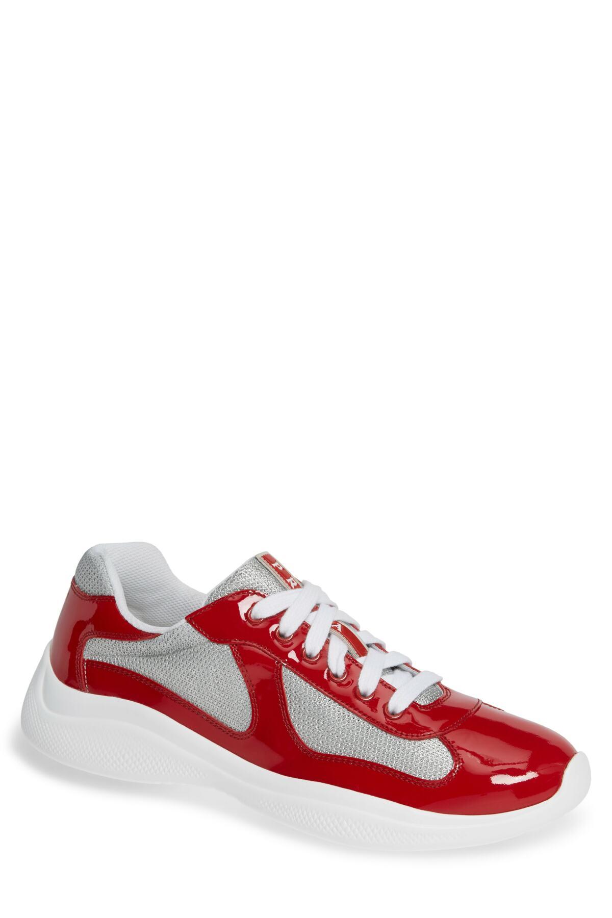 red prada sneakers for men